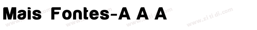 Mais Fontes字体转换
